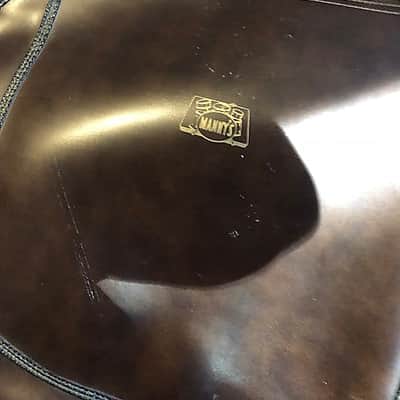 Manny’s Vintage 1960-70s From Legendary Manny’s Music in NYC 1960-70s Brown Vinyl .. Green Felt image 3