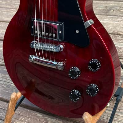 1991 Gibson Les Paul Studio with Ebony Fretboard 1990 - 1995 - Wine Red image 3
