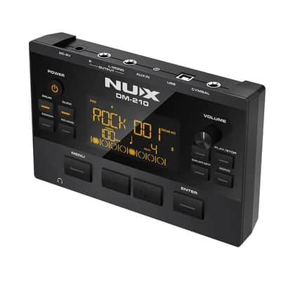 NuX DM-210 Electronic Drum Set with Diverse Sound Library and Coach Function | Recordable Drum Kit, Black image 4