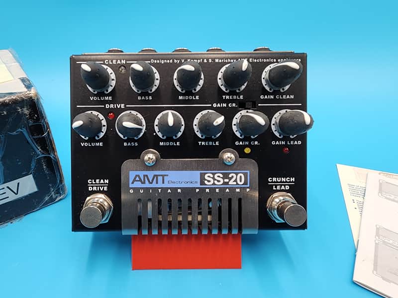 AMT SS-20 Tube Preamp Guitar Effect Pedal 3 Channel Overdrive Distortion Bass SS image 1
