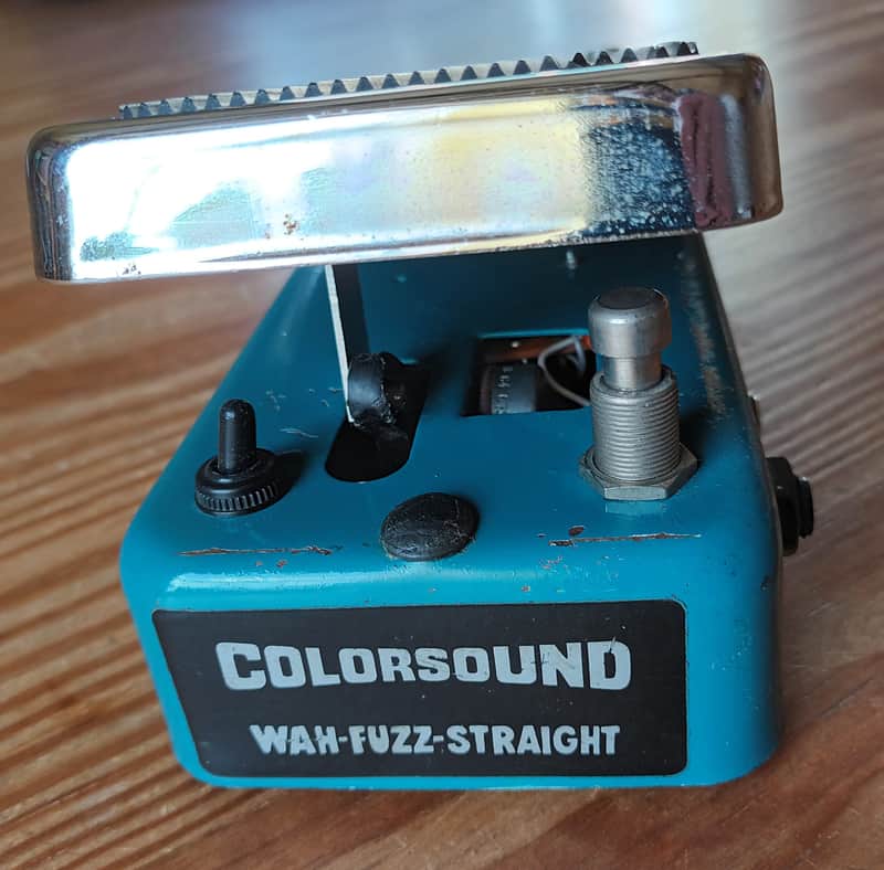 Immagine Colorsound Wah Fuzz Straight Pedal 70s Blue - 1