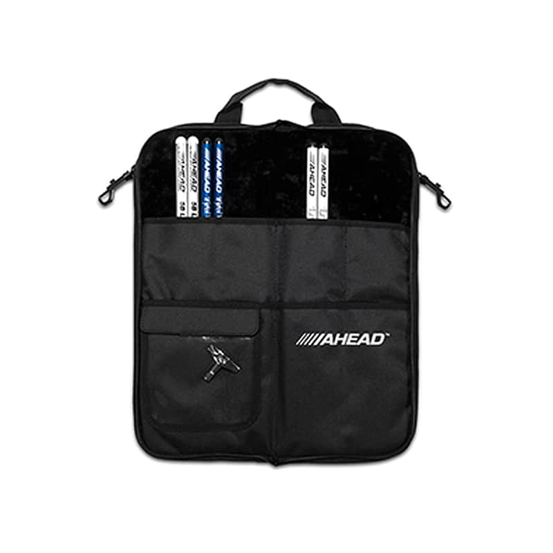 Ahead Deluxe Stick Case, Black w/Black Trim & Plush Interior image 1