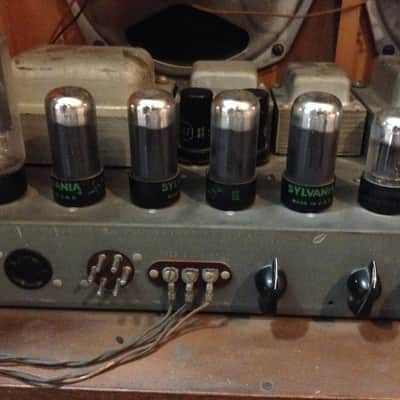 HAMMOND ORGAN JR 20 TONE-CABINET W/OIL VERB"& QUAD MAIN FRONT-”SPKS&1x12"TOP DOWN-THROW $395 image 9