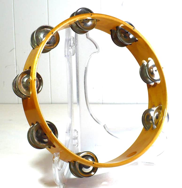 Ludwig 10” Headless Rock Tambourine Double Row 1960’s-1970’s image 1