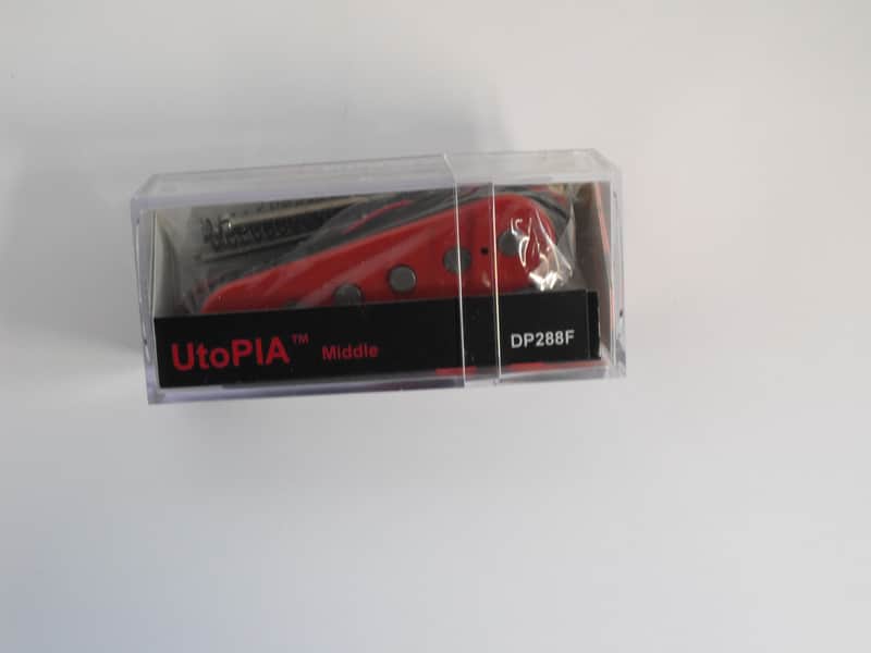 DiMarzio Utopia Middle Single Coil Pick-up Red DP 288 F image 1