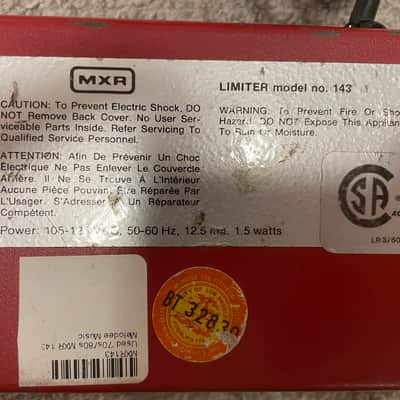 MXR Compressor Limiter Vintage Red MX-143 image 2