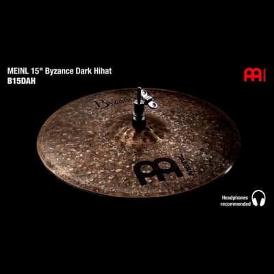 Meinl Byzance Dark Hi Hat Cymbals 15 image 2