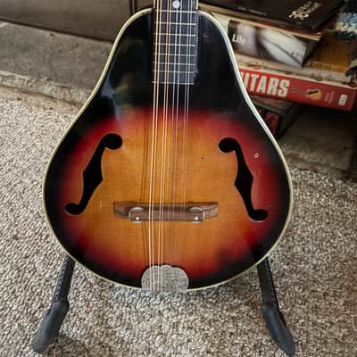 1970s Unbranded  A-Style Mandolin - Sunburst image 2