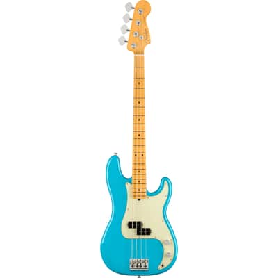 Fender American Professional II Precision Bass MN (Miami Blue) - 4-String Electric Bass image 1