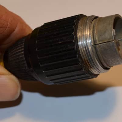 amphenol tuchel 3 pin male cable connector 60's? image 2