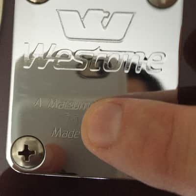 Westone Genesis Bass 1987 Purple Finish Matsumoku MIJ image 13
