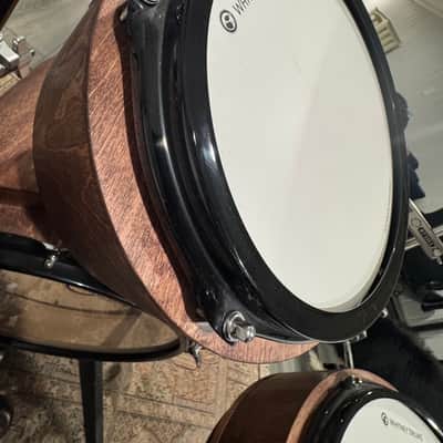 Whitney Drums Penguin 16 Nesting Kit - Black cherry stain with metal hoops image 5