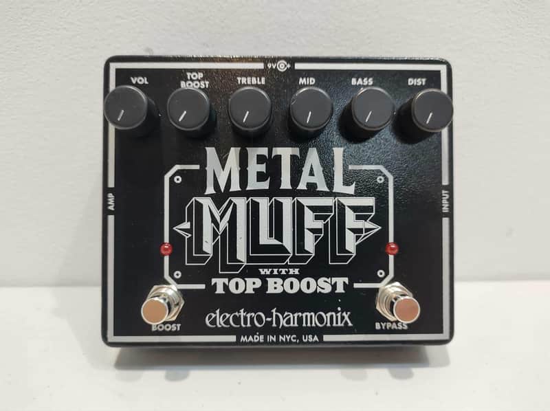 Immagine Electro-Harmonix Metal Muff Distortion with Top Boost 2006 - Present - Black - 1