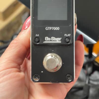 On-Stage GTP7000 Mini Chromatic Tuning Pedal 2010s - Black image 1