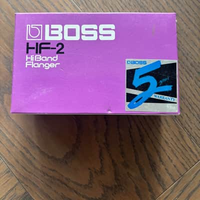 BOSS HF-2 Hi Band Flanger Vintage Flanger Pedal w/ Original Box – Used image 4