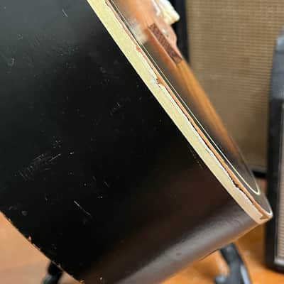 Silvertone F-61 Parlor Acoustic Guitar 1960’s - Sunburst image 14