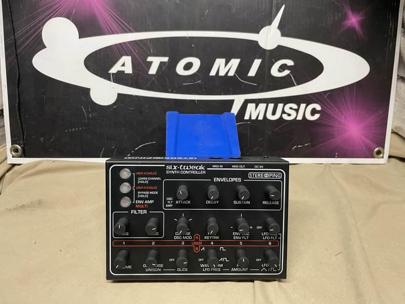Stereoping CE-1 Six-Tweak Synthesizer MIDI Controller for Sequential Circuits SCI Six Trak 2015