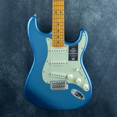 Fender American Pro Classic Strat Maple Faded Lake Placid Blue US25060473 image 3