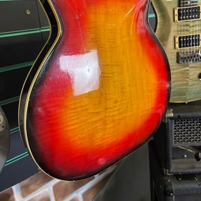 Fender Coronado I Sunburst 1966 Hollow Electric Guitar image 15