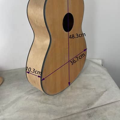 Unfinished Folk Acoustic Guitar 39 Inch Body DIY Project image 3