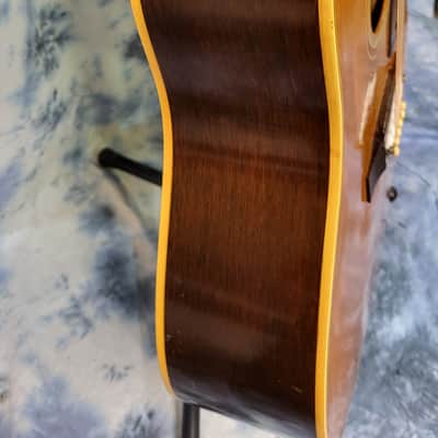 Video Demo Vintage RARE 1965 Gibson J50 Adjustable Bridge Dreadnought Acoustic Guitar New Strings Pro Setup Hard Shell Case image 5