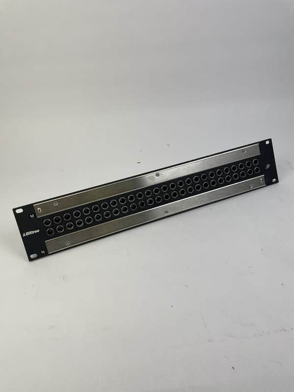 Bittree Audio Patchbay B52T 2x26 2RU with J214W Jacks Normalling Terminating image 1