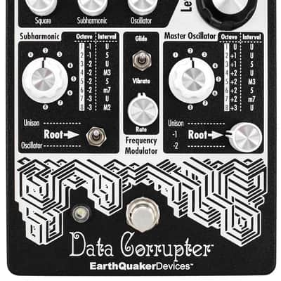 EarthQuaker Devices Data Corrupter Modulated Monophonic Harmonizing PPL 2017 - Present - Black / White Print image 1