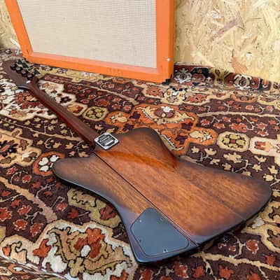 2001 Epiphone Thunderbird IV Brown Sunburst Korea Electric Bass Guitar image 7