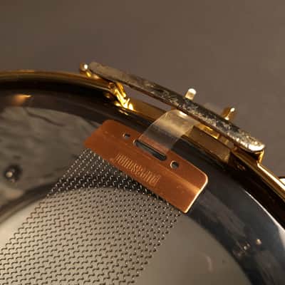 Mapex Black Panther Hammered Brass BPBR465H 14x6.5 Snare Drum | Original Owner image 16