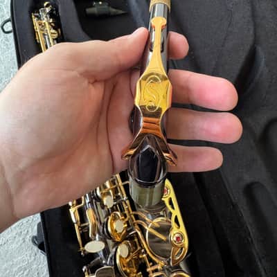 Selmer La Voix - Alto Saxophone - Black Nickel - One Owner image 5