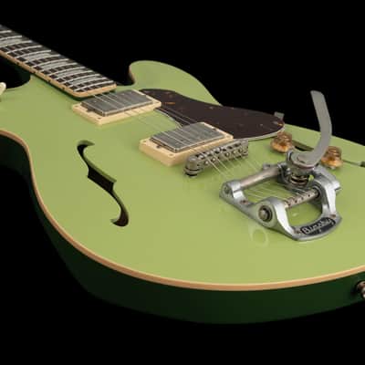 Fano GF6 Alt de Facto Set Neck - Gretsch 2-Tone Green image 13