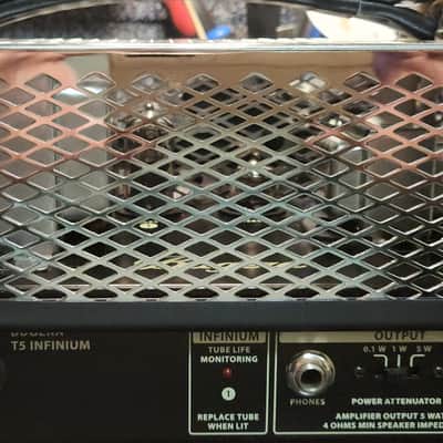Bugera T5-INFINIUM 5W Cage Tube Amp Head-INFINIUM 2010s - Black/Silver image 4