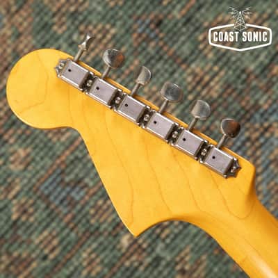 1999 Fender '62 Reissue Jaguar JG66-85MH Old Candy Red w/ Matching Headstock CIJ image 13