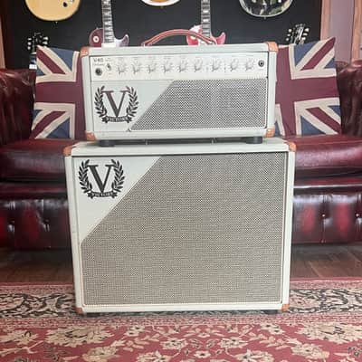 Victory Amps V40 Duchess Deluxe & 1x12 Cab in White image 1