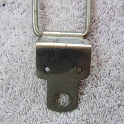 Vintage Heavy Duty Nickel Plated Trapeze Tailpiece Fits Gibson Gretsch & Many Others Cool Vintage Trapeze Tailpiece image 3