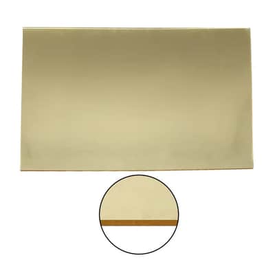Acrylic Mirror Pickguard Material - 1-Ply Gold - 17 x 11.5 inch Pickguard Blank (Fast Free US Shipping!) image 1