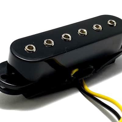 Dragonfire Hex Rail HSH Pickup Set, Hex Rail Humbucker Bridge & Neck + Hex Single Middle image 6