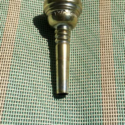 GOLD PLATED VINTAGE RUDY MUCK CUSHION 13C RIM CORNET MOUTHPIECE MID 1950'S VERY GOOD SHAPE ORIG FIN 90% APROX. image 8