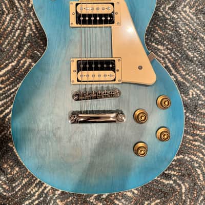 Epiphone Les Paul Traditional Pro IV  - Worn Pacific Blue image 2