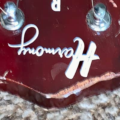 Vintage Harmony Rocket hollow body electric guitar made in usa image 3