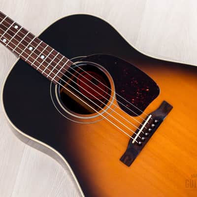 1995 Gibson J-45 Banner Logo Vintage Spec Dreadnought Acoustic Guitar Sunburst, Near-Mint w/ Case, Yamano image 8