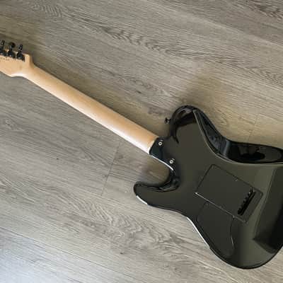 Tom Anderson 2016 Drop T Hollow Chambered Electric Guitar - STUNNING Figured Top Black and Grey image 5