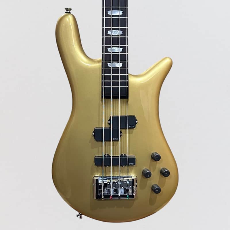 Spector Euro Classic 4 String Electric Bass Guitar - Metallic Gold Gloss image 1
