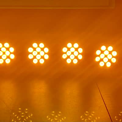 (8)Chauvet SlimPAR Pro Pix Hex-Color DMX RGBAW+UV Par Wash Light Fixtures image 10