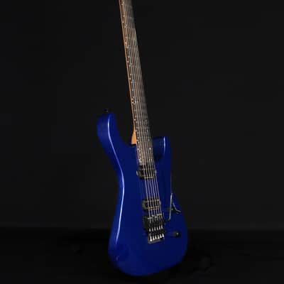 Jackson American Series Virtuoso, Streaked Ebony FB, Mystic Blue image 8