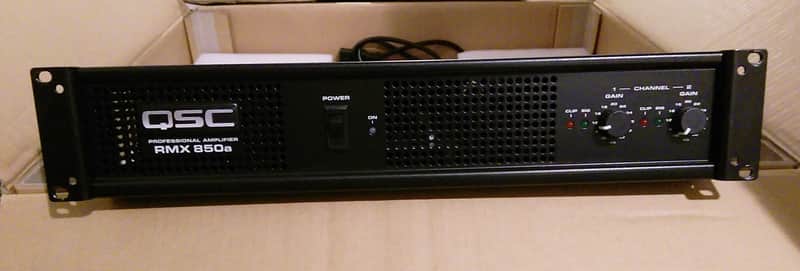 QSC RMX850a RMXa Series Rack-Mounted Power Amp Amplifier **mint-in-box!! - w/ Fast & Free shipping! image 1