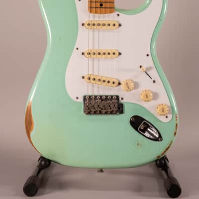 Fender stratocaster vintera road worn 75th - surf green image 2