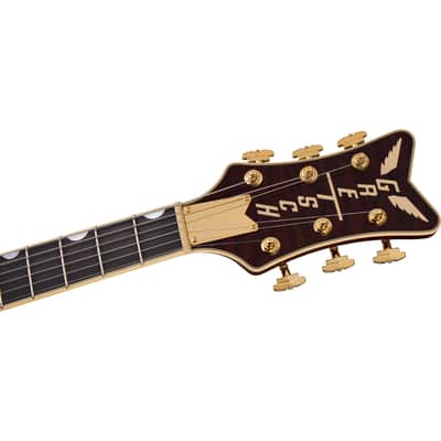 Gretsch  Limited Edition Falcon Center Block Jr. with Bigsby Quilted Maple, Ebony Fingerboard, Roundup Orange image 6