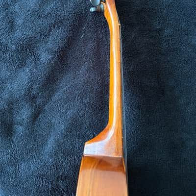 Extremely Rare Jonah Kumalae Hawaiian Solid Koa Soprano Ukulele with Cigar Label image 10
