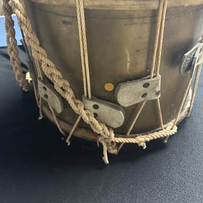 George Lawrence Stone Brass Uber Vintage and Rare 12x16 Marching Snare image 2